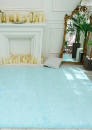 Ковер с высоким ворсом Puffy 4b S001a light blue