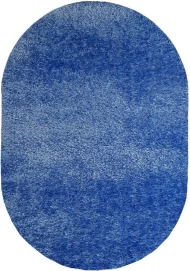 Килим з високим ворсом Puffy 4b S001a blue овал