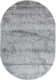 Килим з високим ворсом Puffy 4b S001a grey овал