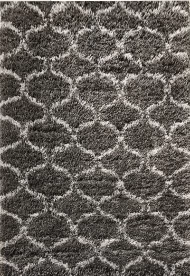 Килим з високим ворсом Quattro 3510A dark grey