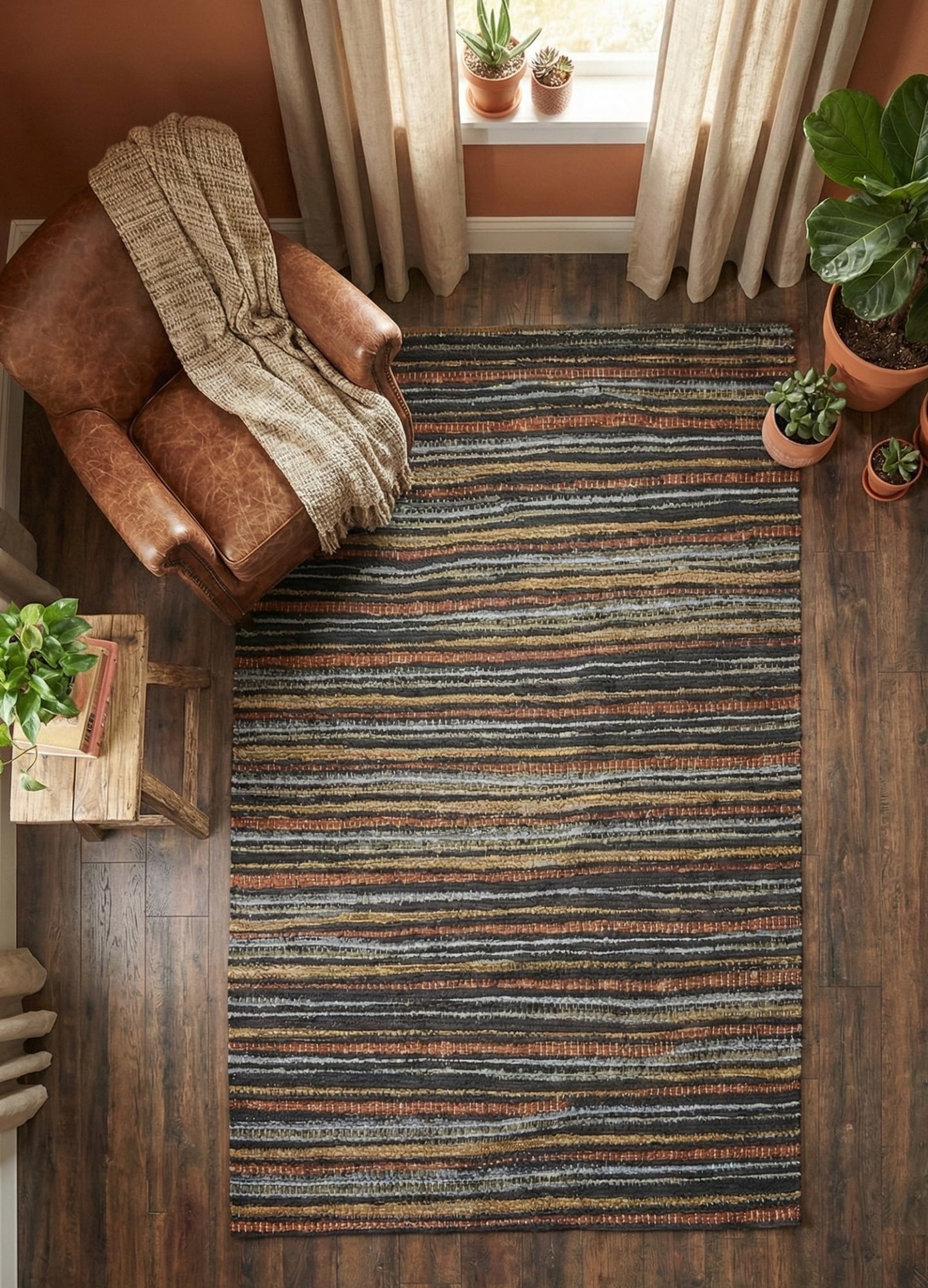 Безворсовий килим Riva 0118-999 xs