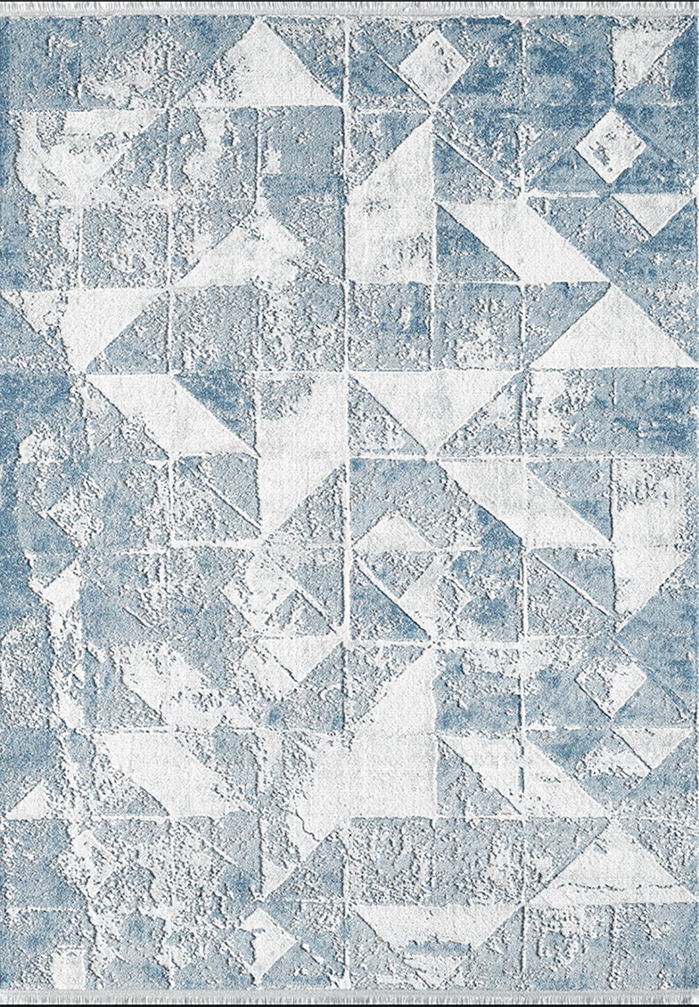 Акриловий килим Lootus L004B blue-white