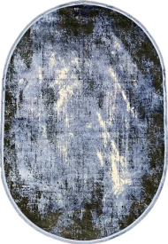 Акриловий килим Magnifique MQ54N blue-grey овал