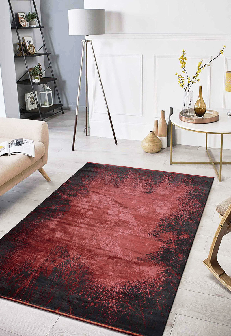 Акриловий килим Magnifique MQ48m red-grey