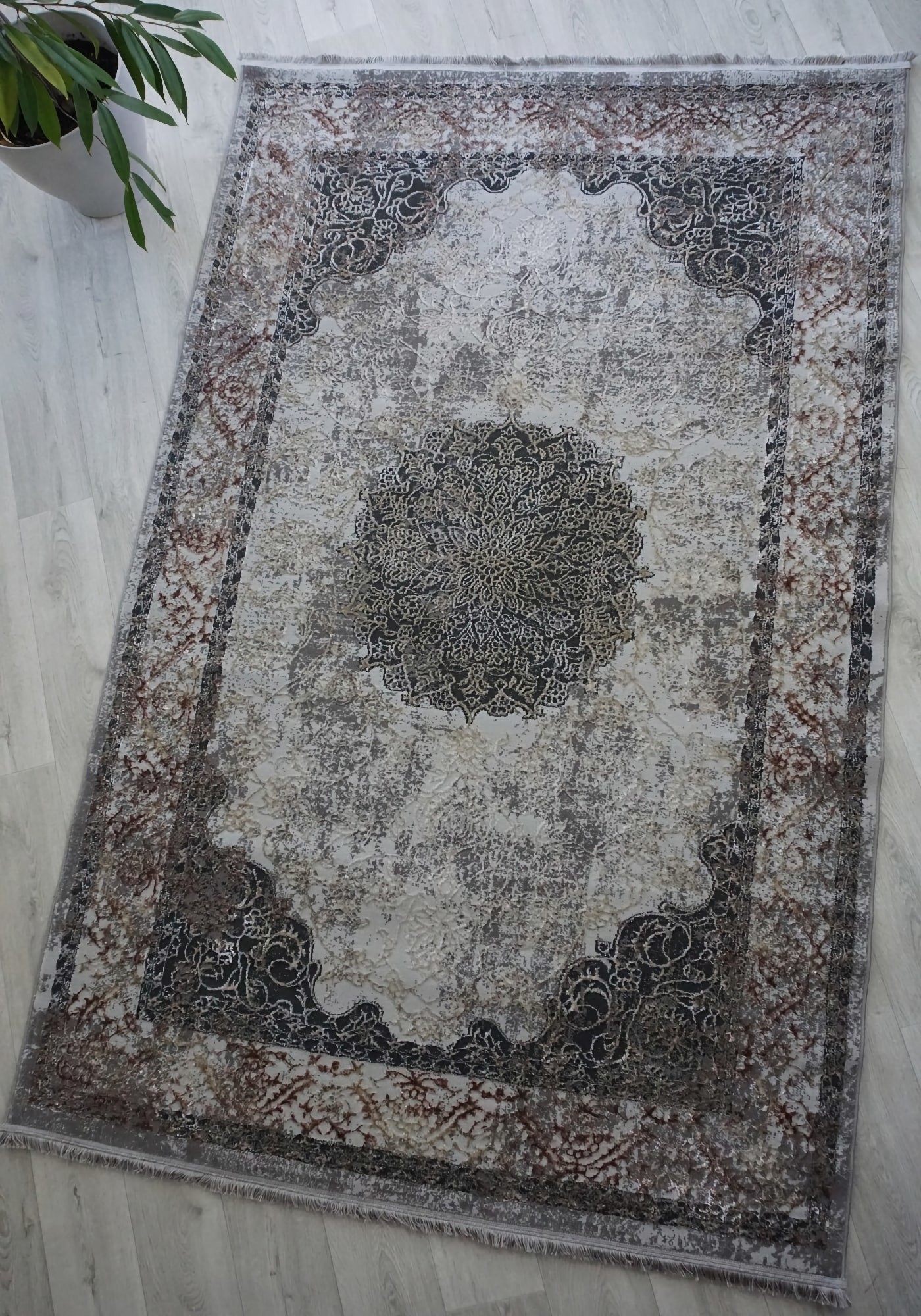 Синтетичні килими Salsa f069a visone-l.grey