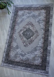 Синтетические ковры Salsa e908a visone-l.grey