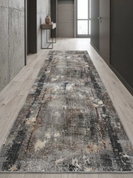 Синтетичні килимові доріжки Salsa d558a beige-l.grey