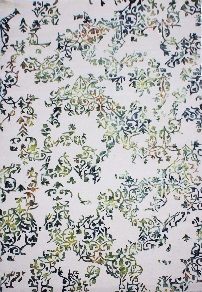 Вовняний килим Saphira blue green