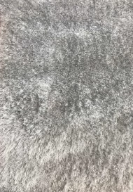 Сірий килим з високим ворсом shaggy lama 1039-33263