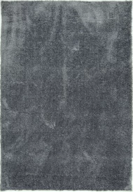 Сірий килим з високим ворсом silk shaggy 6365f grey