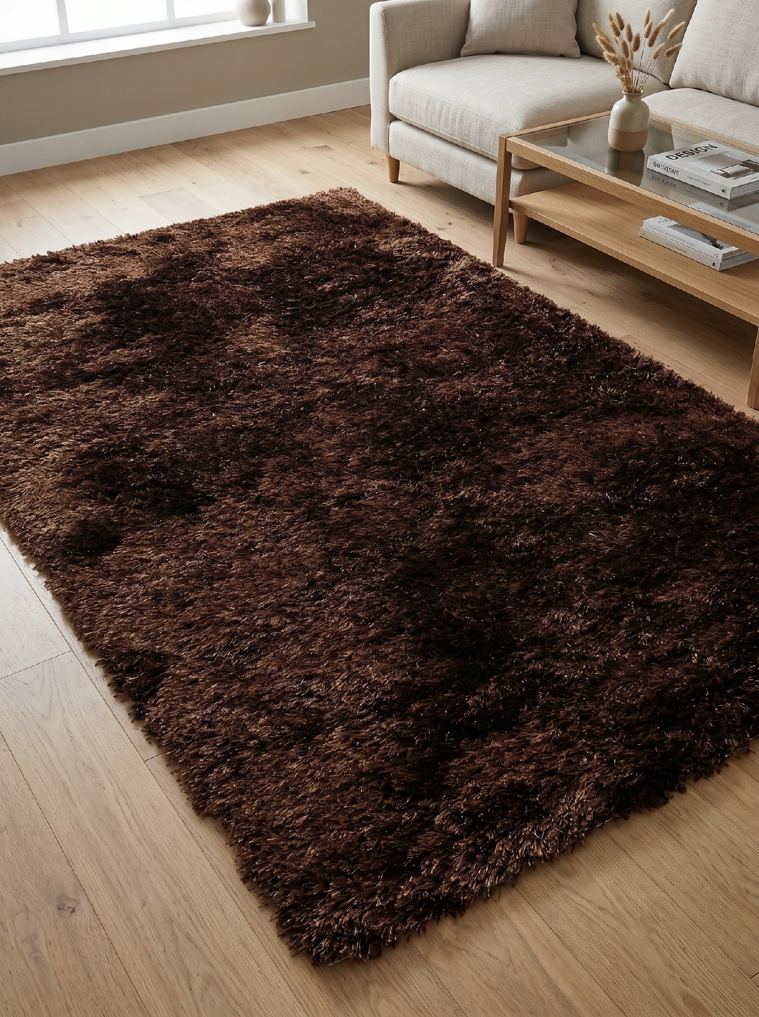 Килим з високим ворсом Style Lalee - 700 mocca