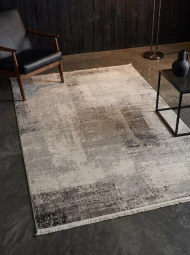 Синтетические ковры Vermont je58a l.grey-d.grey
