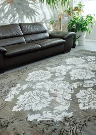 Килим Vogue AG29A brown-dark grey