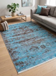 Ковер Kasmir 7/24 0073 brown blue