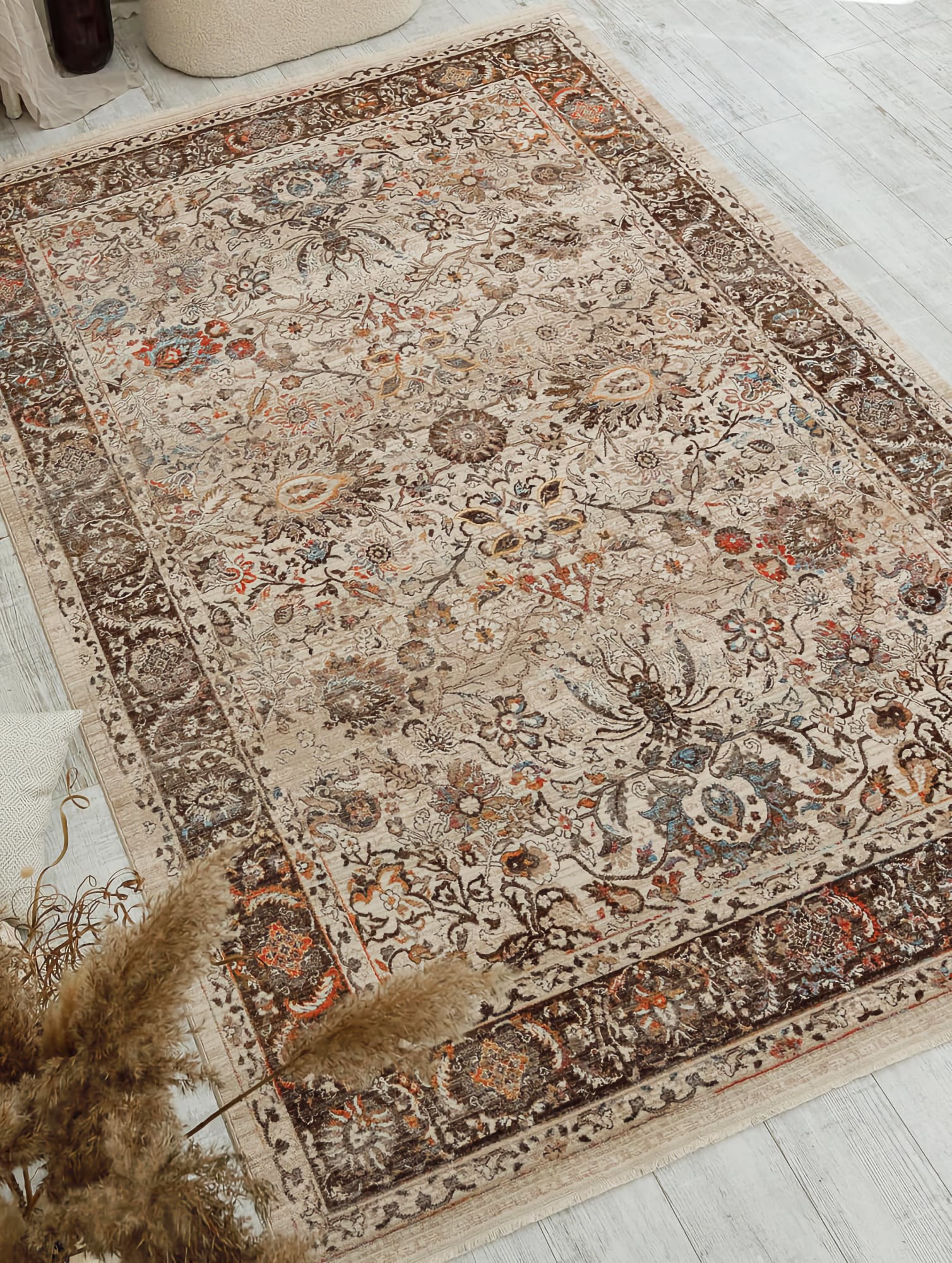 Килим Kasmir 7/24 0869a bone-brown