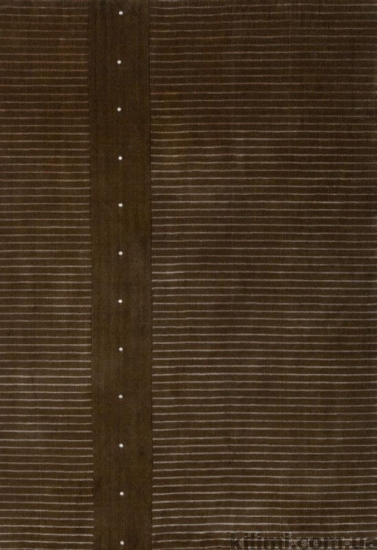 Вовняний килим ручної роботи White Diamond 146 brown