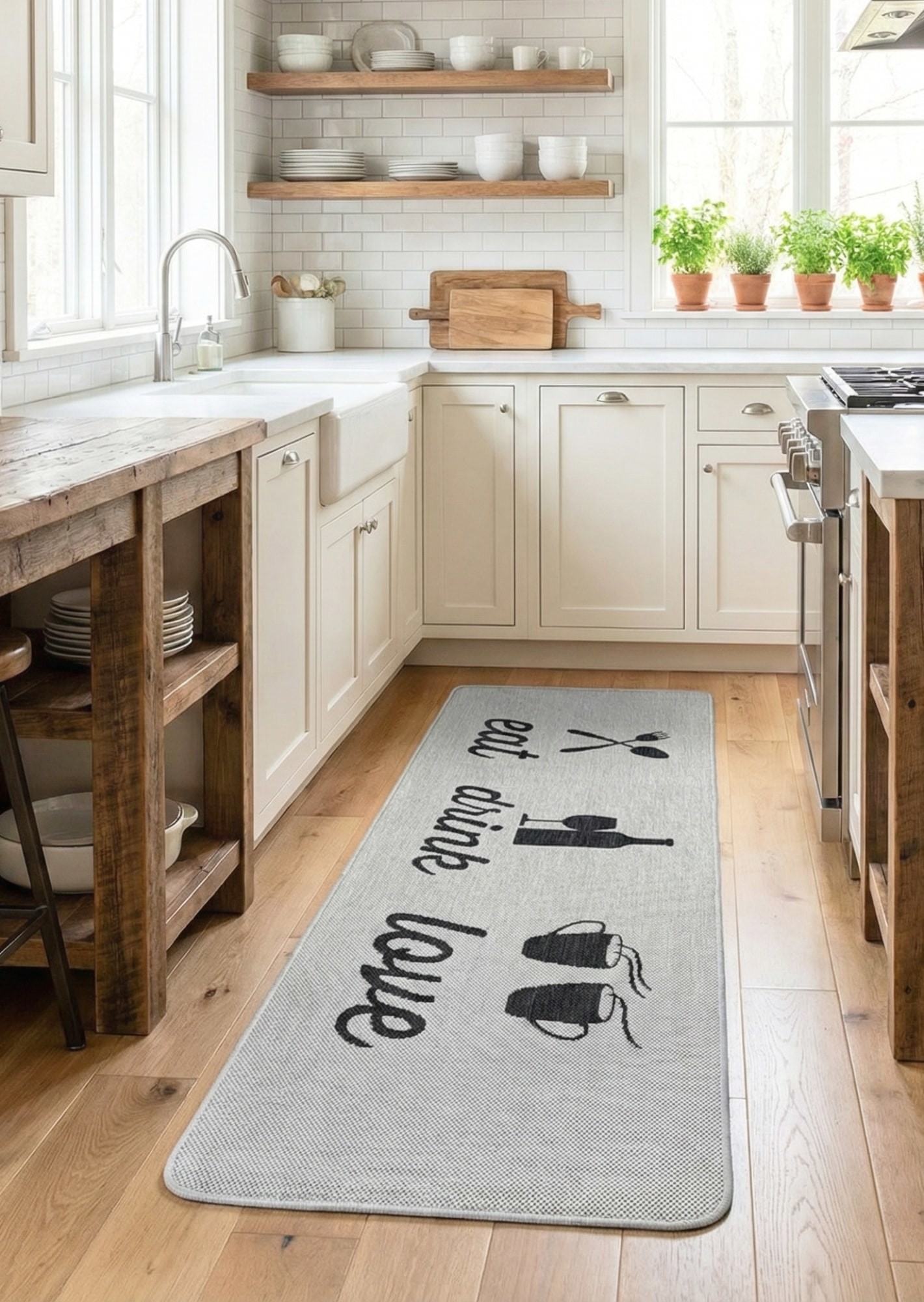 Безворсовий килим Chili Eat Drink Love