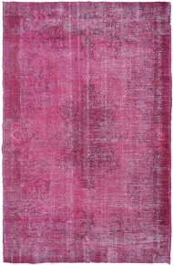 Вовняний килим ручної роботи Colored Vintage 04 dark pink
