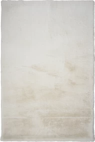 Бежевый ковер с высоким ворсом estera cotton n-cream
