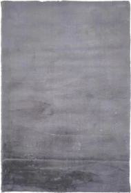 Серый ковер с высоким ворсом estera cotton n-grey