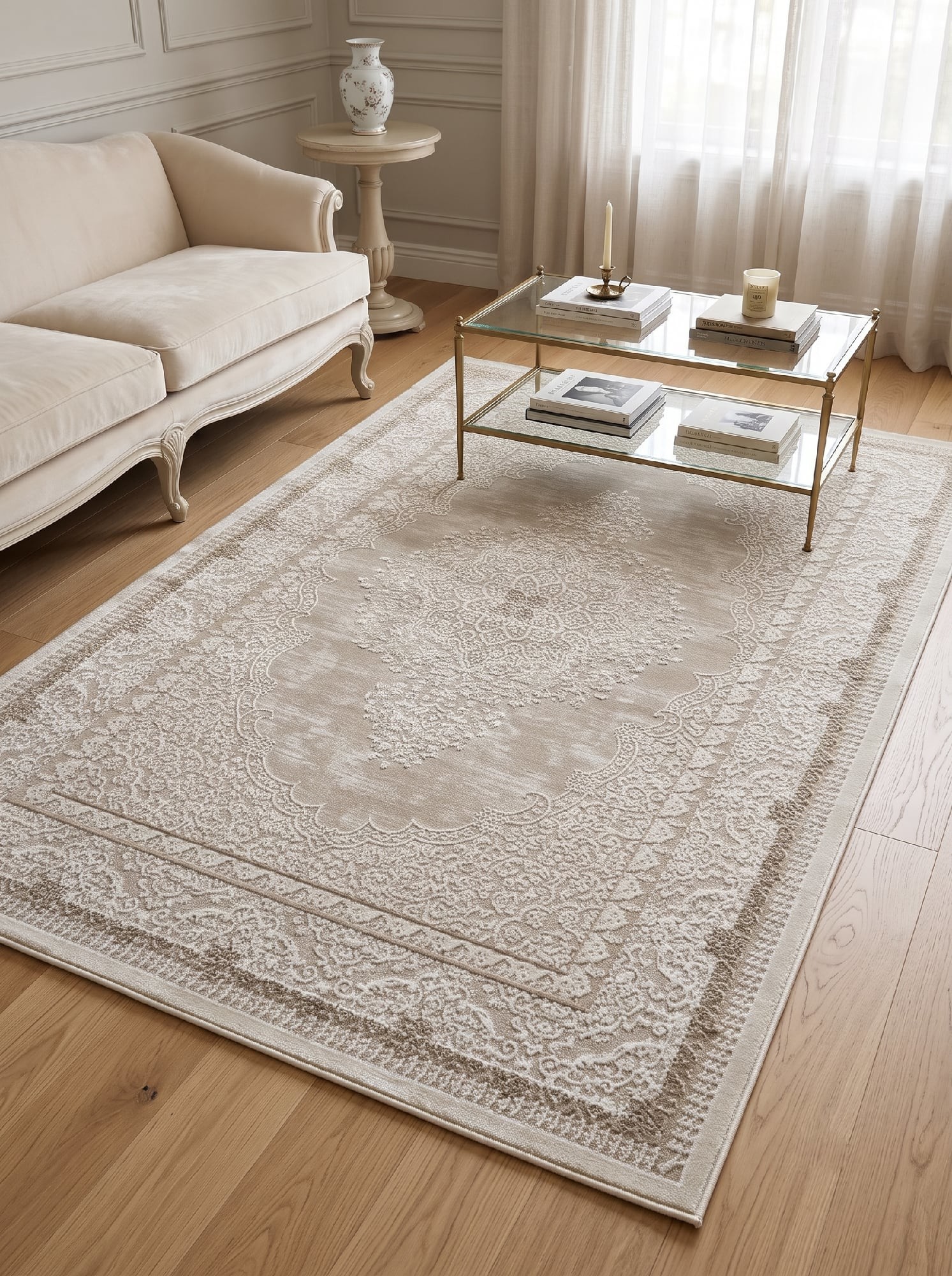 Синтетичні килими Ezel d1263 beige