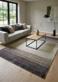 Килим з віскози Glitz Ombre gzo-08 beige-brown