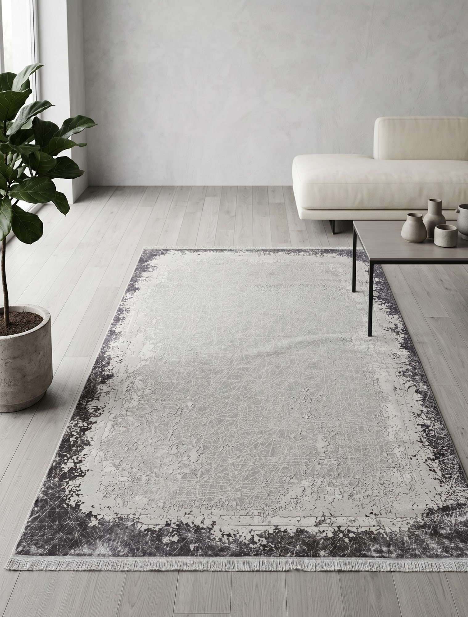 Синтетичні килими HELEN 1759A CREAM-GREY