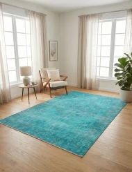 Безворсовый ковер Colored Vintage 15 blue