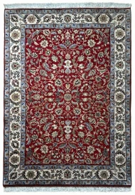 Килими ручної роботи Indo Keshan red-cream