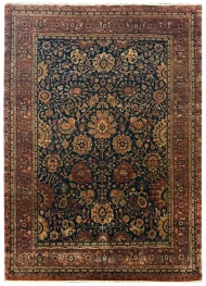 Килими ручної роботи Samarkand navy-rust