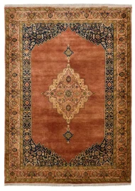 Ковры ручной работы Samarkand terracotta-teal