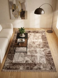 Синтетические ковры INSOMNIA E121A visone-coffee