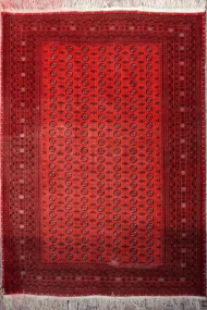 Шерстяной ковер ручной работы Bukhara carpet 2.52x3.45