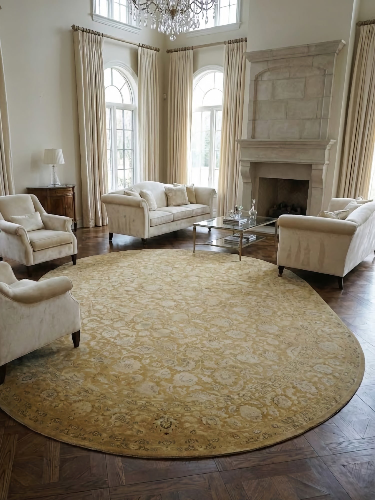 Килим ручної роботи Jaipur 14 ws gold овал