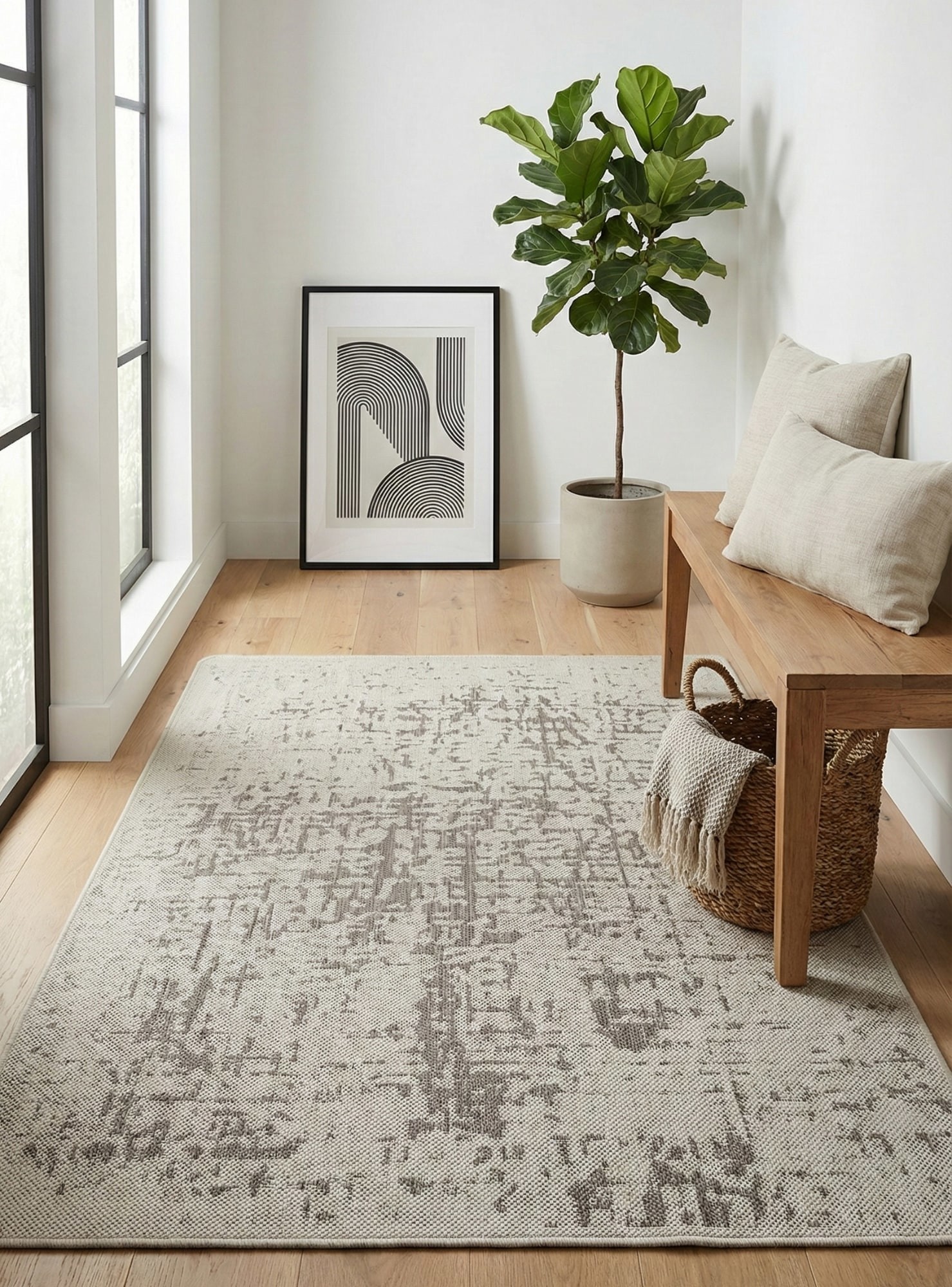 Безворсовий килим Lana 19726-101