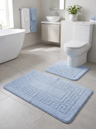Килими для ванної Maximus Ethnic baby blue комплект