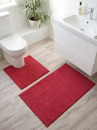 Килими для ванної Maximus Unimax burgundy комплект