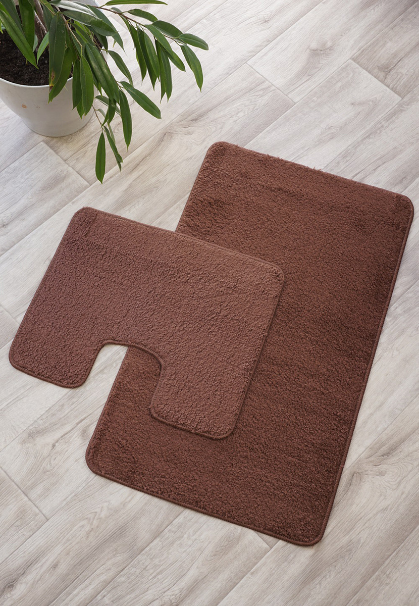 Килими для ванної Maximus Unimax Brown комплект