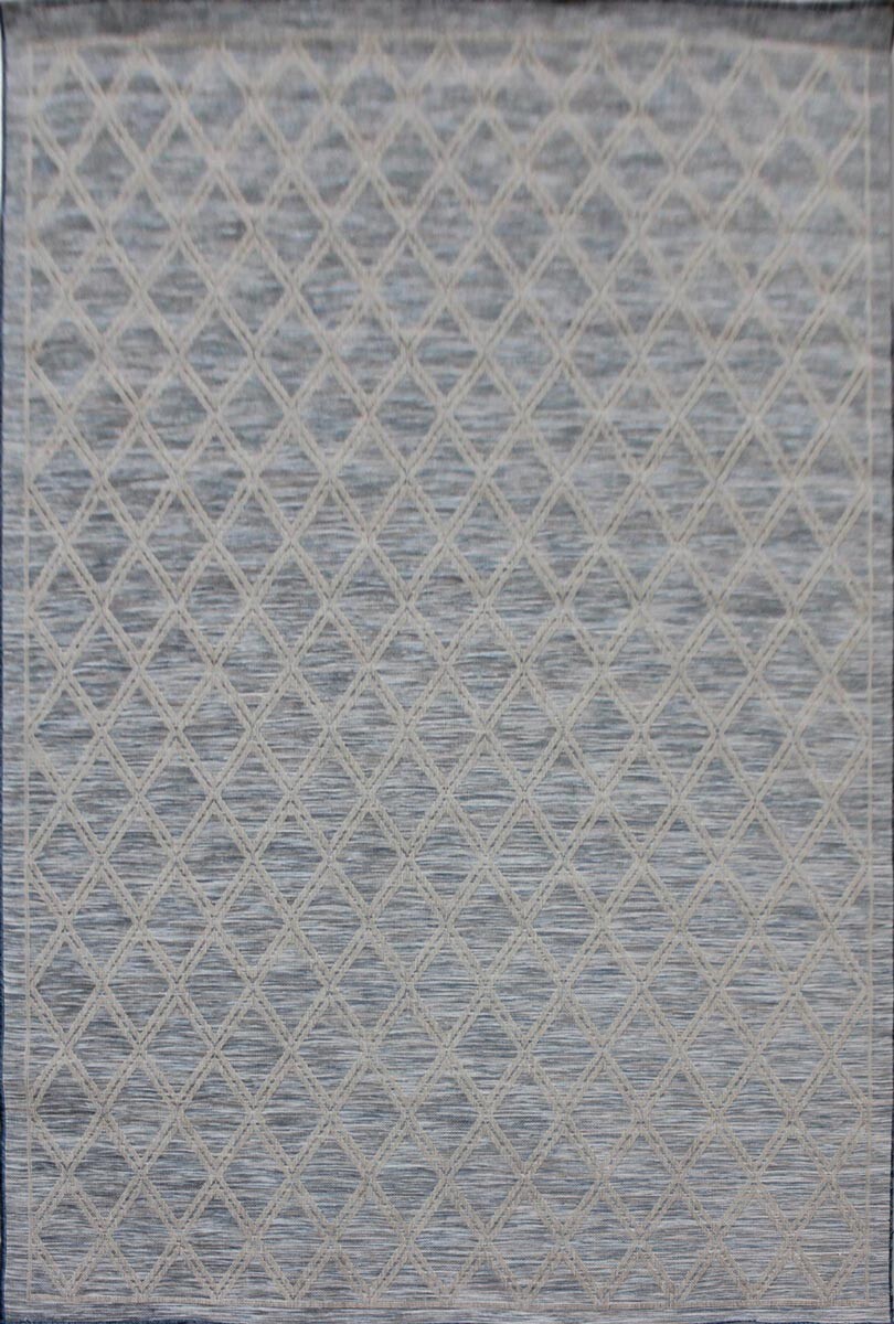 Безворсовий килим Multi Plus 7402 raw-blue