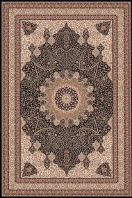 Вовняний килим Nain 1285-701 zwart