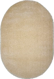 Жовтий килим з високим ворсом panda 1039-67100 овал