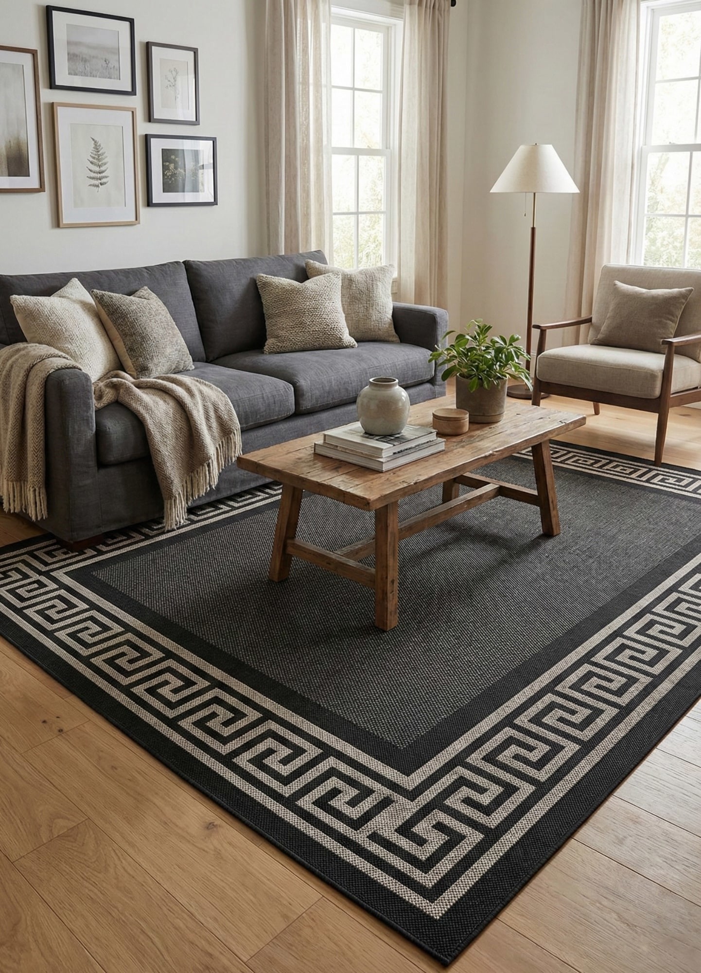 Безворсовий килим Plutus 1016-0555