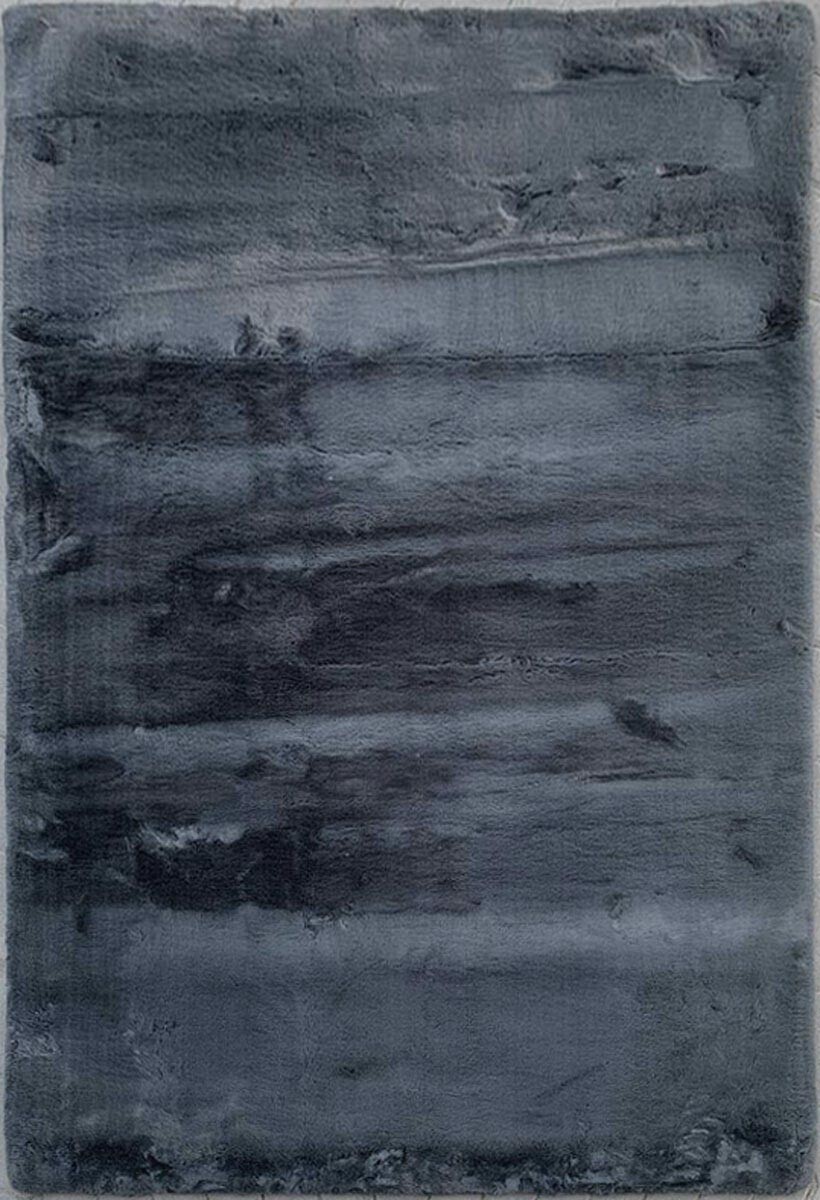 Серый ковер с высоким ворсом rabbit graphite