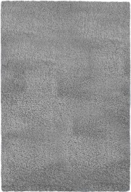 Серый ковер с высоким ворсом silk shaggy 6365b silver
