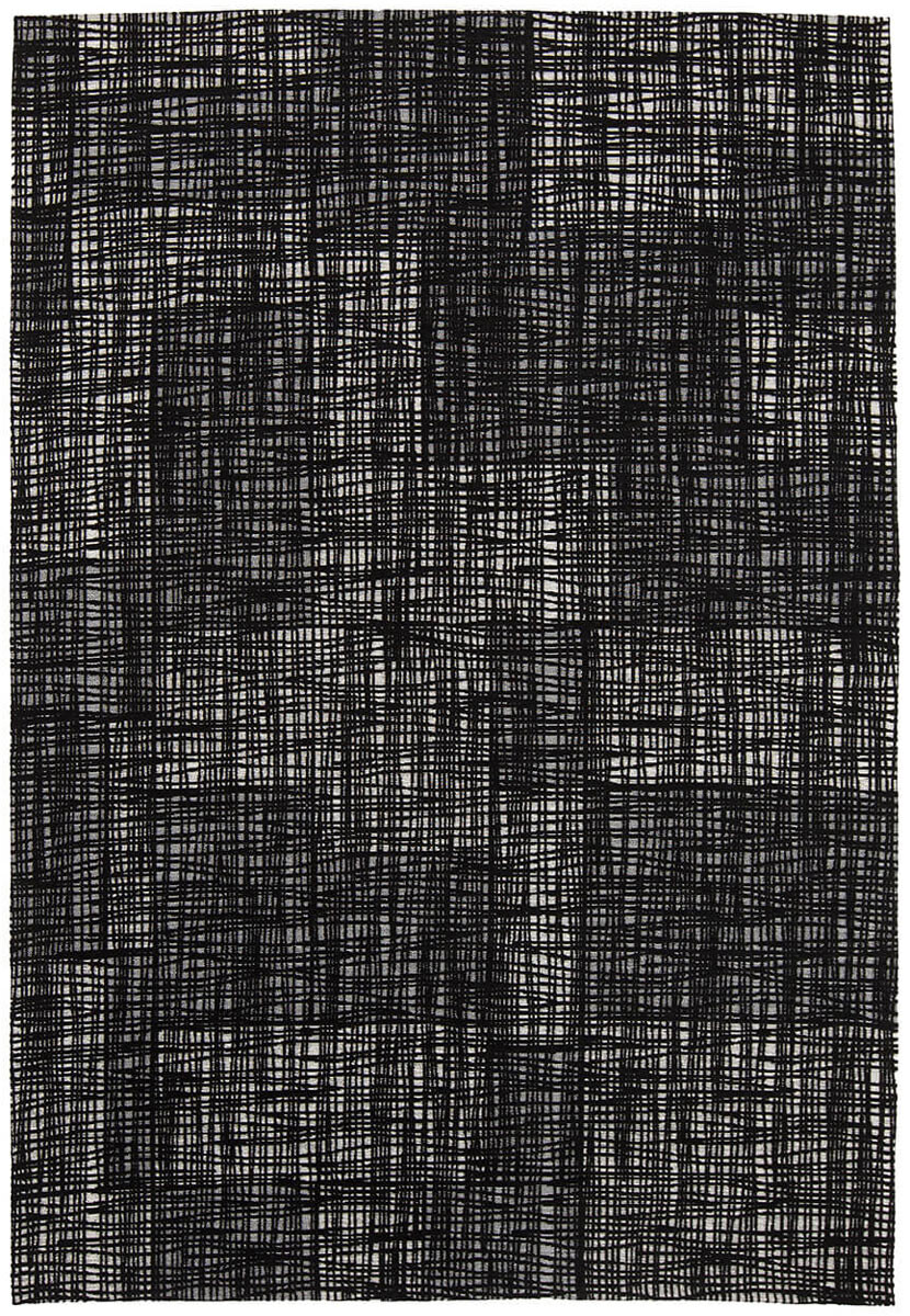 Безворсовий килим Vista 129513-02 black