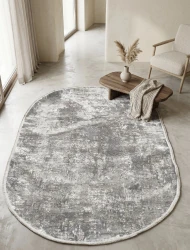 Ковер Voyage 1658b grey-blue овал