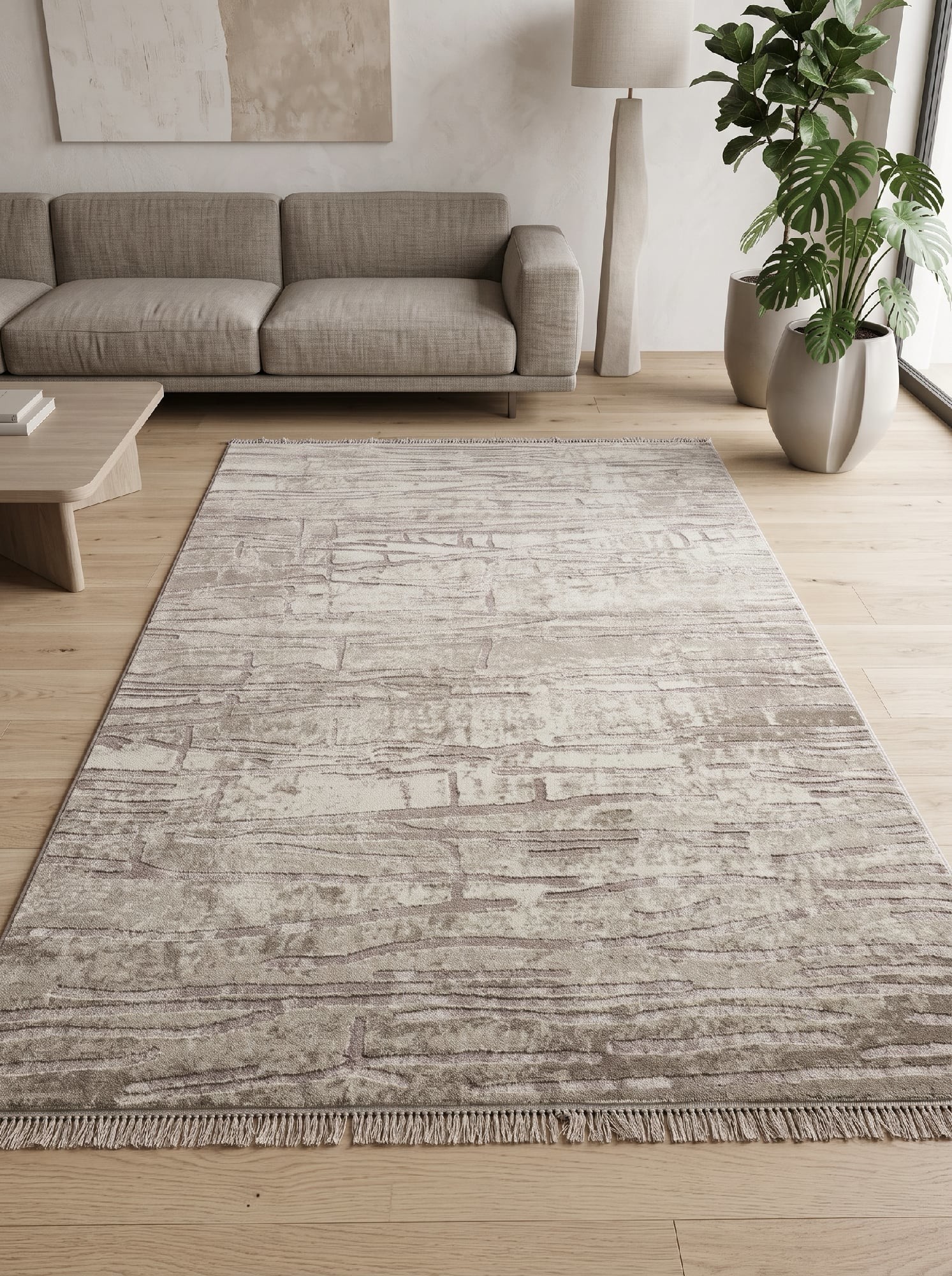Синтетичні килими Levado 08111A L.Beige/L.Beige